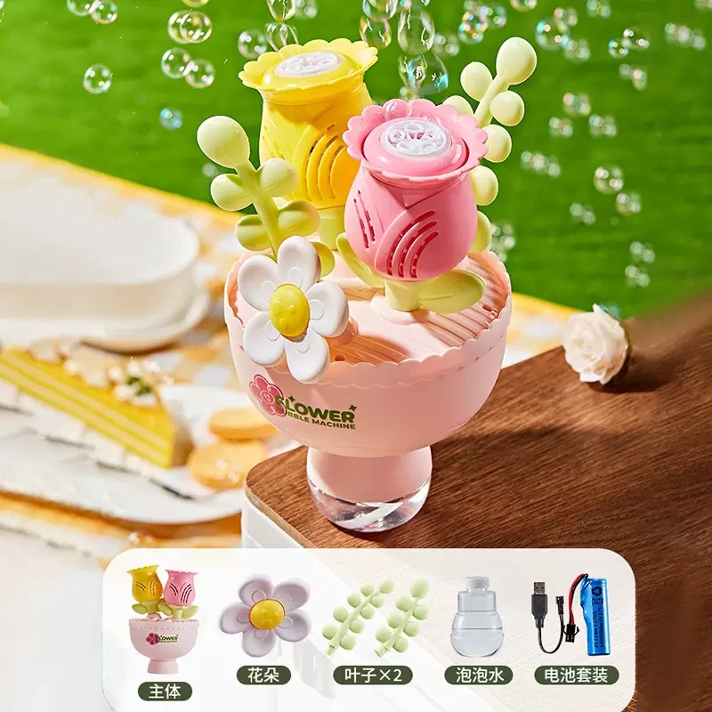 BÓ HOA THỔI BONG BÓNG