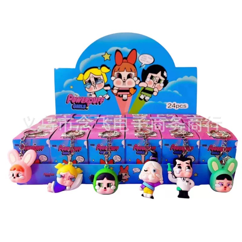SET 24 HỘP MÙ POWERPUFF GIRL MÓC TREO  CỰC CUTE