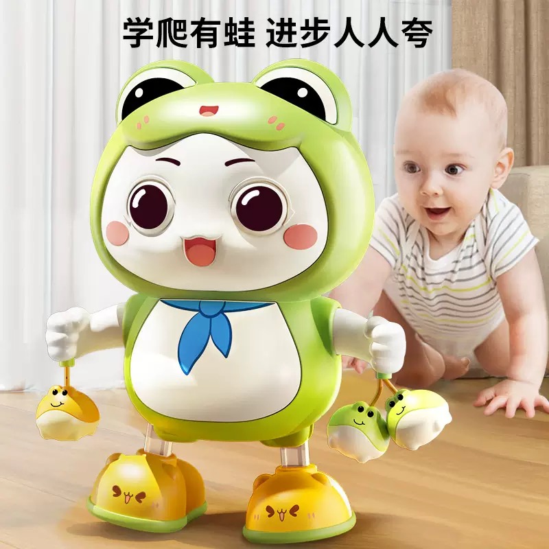 Ếch RoBot Có Đèn Đi Lại