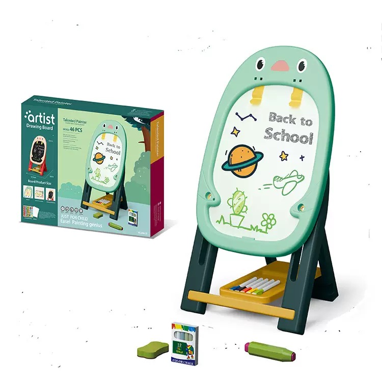 BẢNG VẼ THÔNG MINH CÓ 2 MẶT HÚT NAM CHÂM CHO BÉ, KÈM PHẤN, BÚT MÀU VÀ TRÒ CHƠI THẺ VỚI 46 CHI TIẾT, MÔ HÌNH CHIM CÁNH CỤT